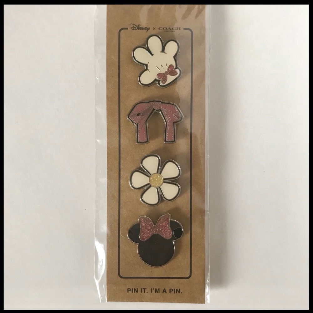 Disney x Coach Minnie Mouse pins